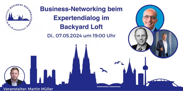MISTER MATCHING Regional Business-Networking beim Expertendialog im Backyard Loft Köln